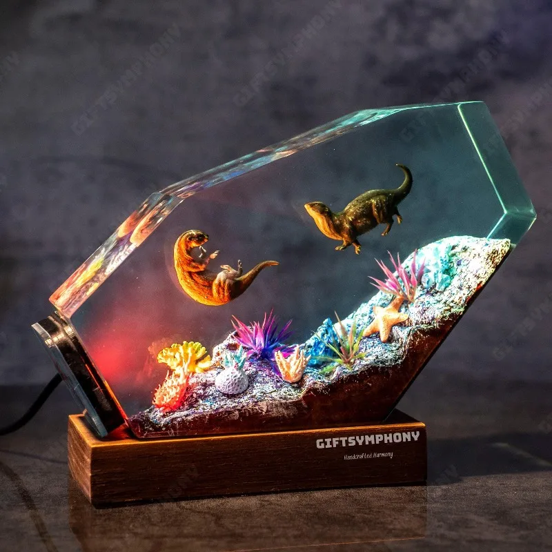 Animal world model peripheral accessories night light small ornaments couple otter night light ocean time bedroom night light
Animal world model peripheral accessories night light small ornaments couple otter night light ocean time bedroom night light