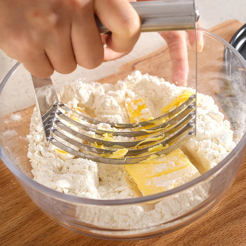 BOLTIFY Kitchen Accessories Flour Mixer Stainless Steel Baking Pastry Blades Gadgets Baking Tools Manual Dough Blender
BOLTIFY Kitchen Accessories Flour Mixer Stainless Steel Baking Pastry Blades Gadgets Baking Tools Manual Dough Blender