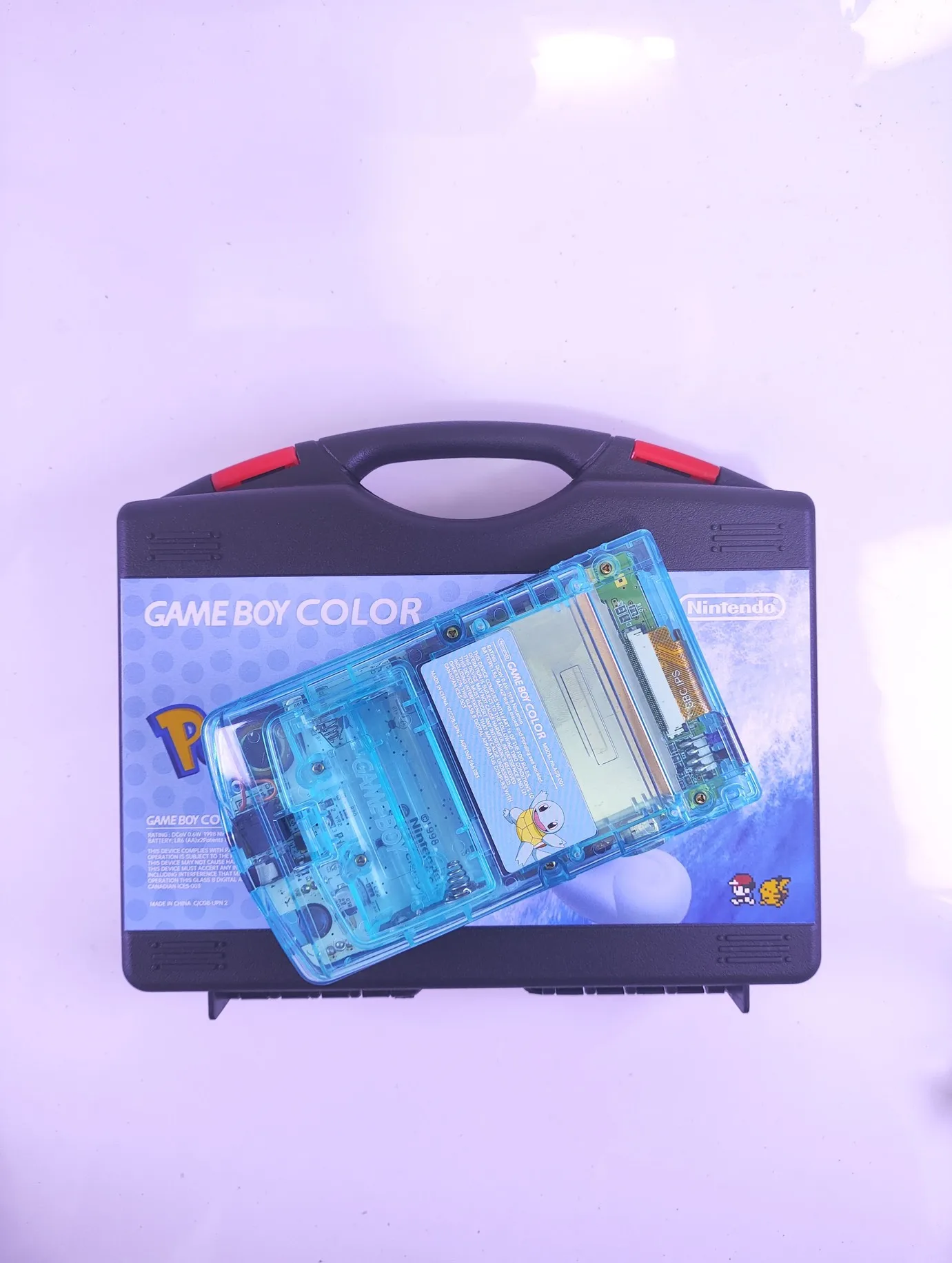 Nintendo gbc shell Squirtle limited edition for high gloss ips full lamination gift box packaging
Nintendo gbc shell Squirtle limited edition for high gloss ips full lamination gift box packaging