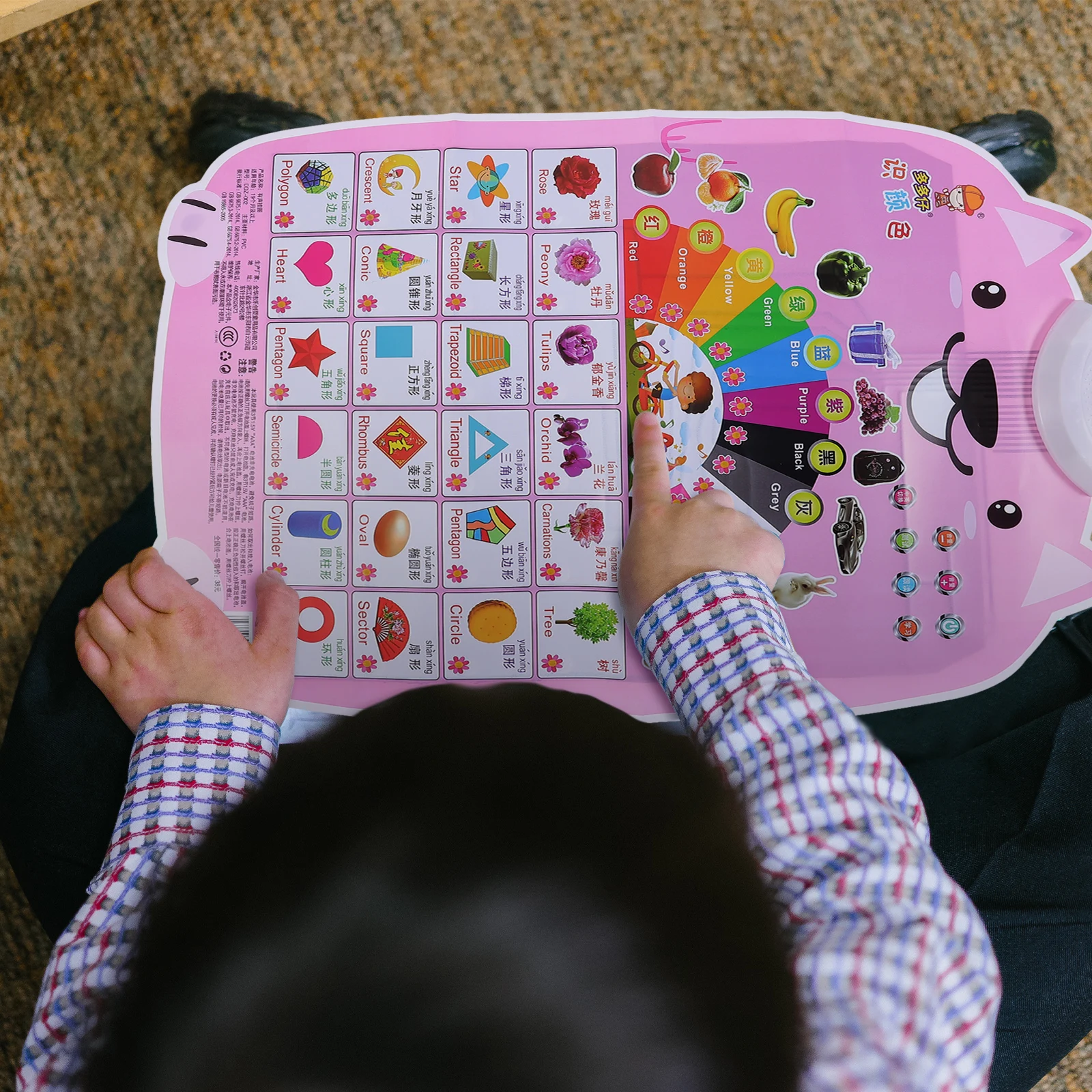 English Learning Post Chart Kids Audio Poster Children Letter Educational Toddler Interactive
English Learning Post Chart Kids Audio Poster Children Letter Educational Toddler Interactive