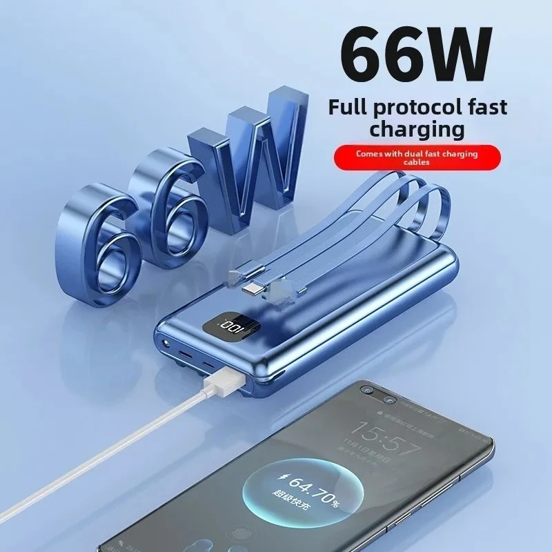 65W 10000/20000mAh Power Bank for IPhone Android Phone Super Fast Charging Power Bank with Built-in Cable (CCC)
65W 10000/20000mAh Power Bank for IPhone Android Phone Super Fast Charging Power Bank with Built-in Cable (CCC)