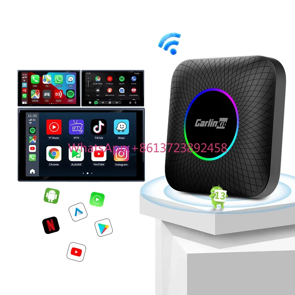 Carlinkit Tbox Ambient Led Light Portable Android Auto 6225 Carplay 64GB up to 512GB Wireless Ai Box Dongle Car Play Adapter
Carlinkit Tbox Ambient Led Light Portable Android Auto 6225 Carplay 64GB up to 512GB Wireless Ai Box Dongle Car Play Adapter