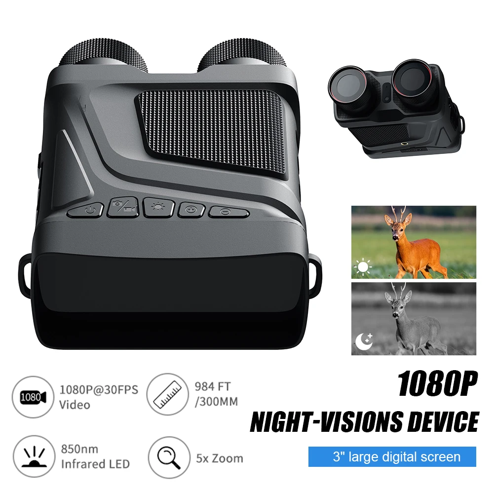 R12 2.5K UHD Infrared Tactical Binocular Telescope Camera Recorder Digital Night Vision Binoculars for Hunting Camping
R12 2.5K UHD Infrared Tactical Binocular Telescope Camera Recorder Digital Night Vision Binoculars for Hunting Camping