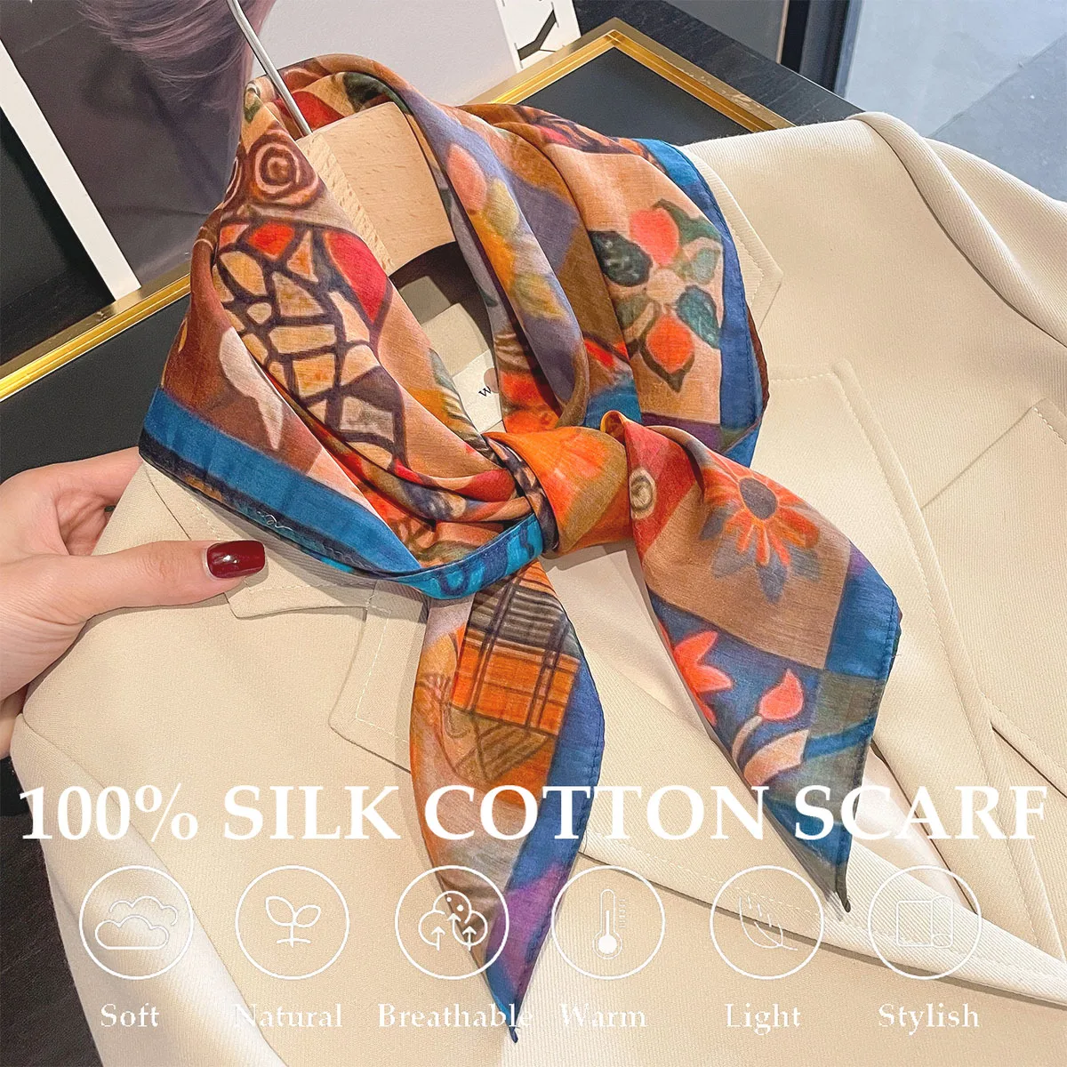 Новый 100% натуральный шелковый шарф, роскошный женский винтажный универсальный тонкий атласный шарф 65 см, квадратные шарфы с принтом, повязка для волос, пашмина, пончо для волос
Новый 100% натуральный шелковый шарф, роскошный женский винтажный универсальный тонкий атласный шарф 65 см, квадратные шарфы с принтом, повязка для волос, пашмина, пончо для волос