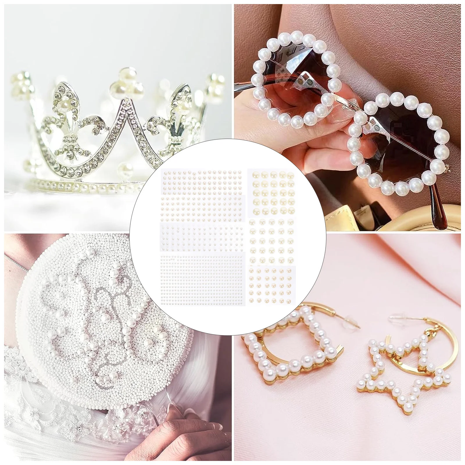 14pcs Pearl Stickers Self-Adhesive Faux Pearl Embellishments For Nail Art Craft Face Makeup Hair Diy Decor Flat Back Pearls
14pcs Pearl Stickers Self-Adhesive Faux Pearl Embellishments For Nail Art Craft Face Makeup Hair Diy Decor Flat Back Pearls