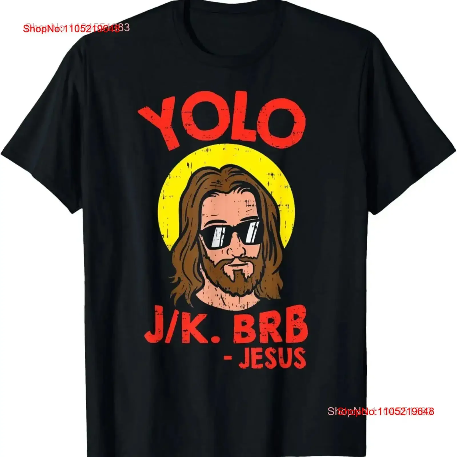 Футболка YOLO JK BRB с забавным принтом на Пасху для христиан, винтажная, повседневная, дизайнерская, универсальная, эластичная
Футболка YOLO JK BRB с забавным принтом на Пасху для христиан, винтажная, повседневная, дизайнерская, универсальная, эластичная