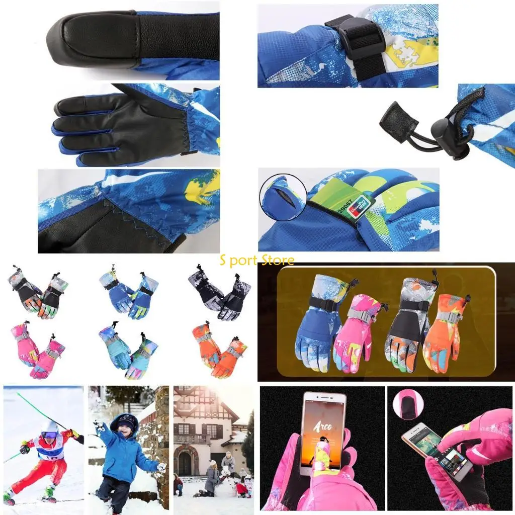 U2JB Kids Children Winter Warm Snowboard for Touch Screen Ski Gloves Full Finger Mitt
U2JB Kids Children Winter Warm Snowboard for Touch Screen Ski Gloves Full Finger Mitt