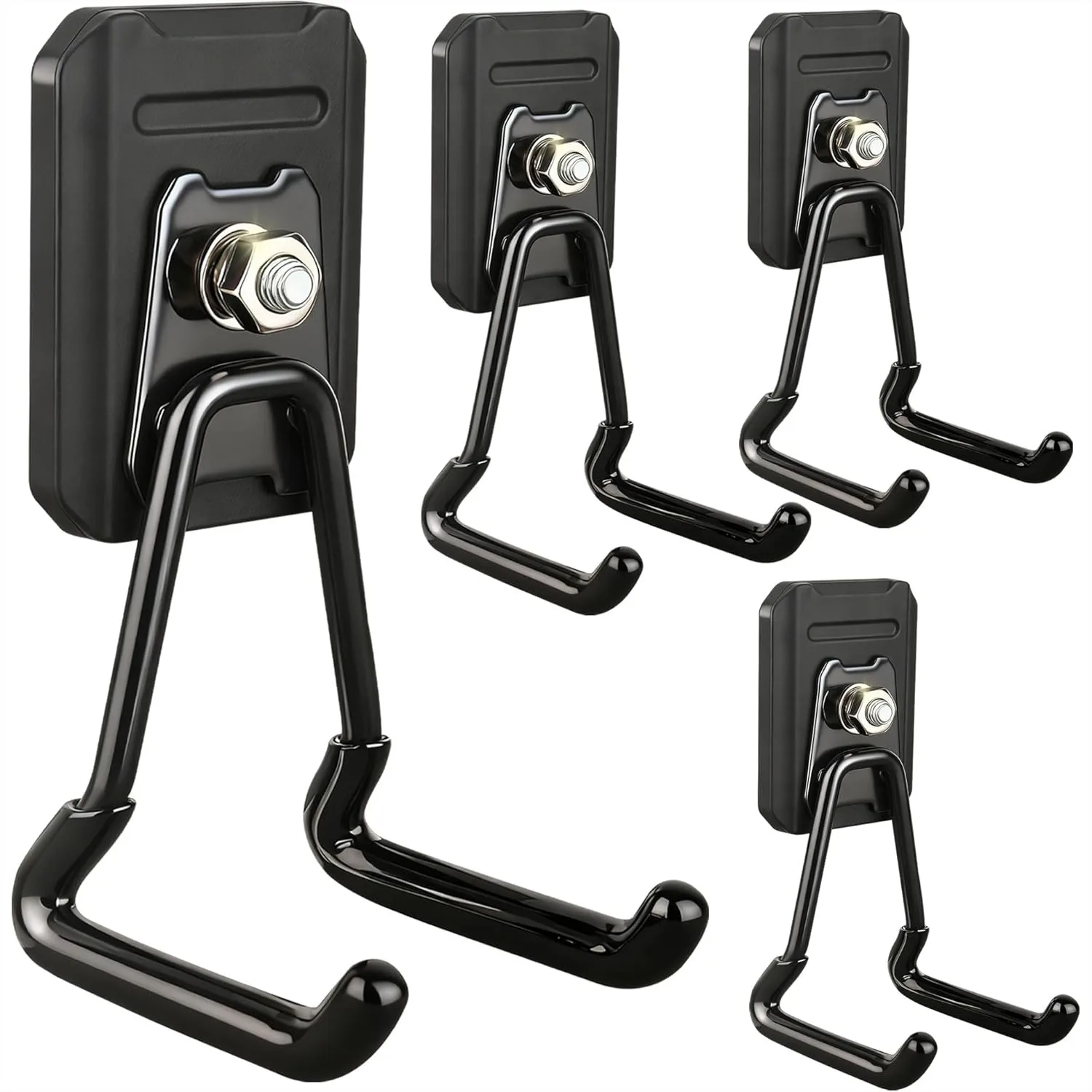 Heavy Duty Magnetic Hooks, Strong Magnet Hooks for Hanging Power Tools Hose Drill in Garage Workshop Kitchen, 4 Pack
Heavy Duty Magnetic Hooks, Strong Magnet Hooks for Hanging Power Tools Hose Drill in Garage Workshop Kitchen, 4 Pack