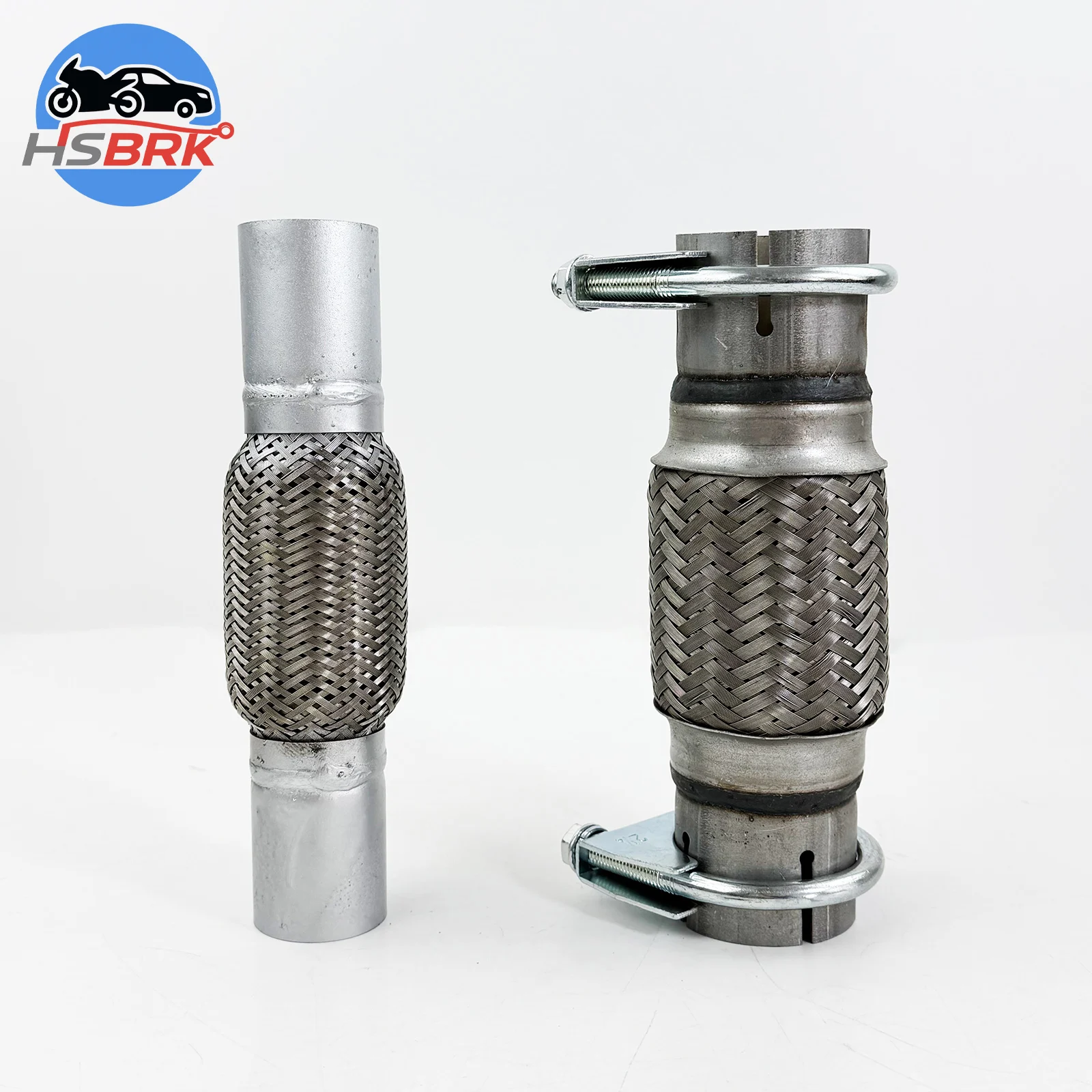 Stainless steel universal ID38-102mm clamp exhaust hose braided flexible exhaust pipe muffler automotive exhaust joint
Stainless steel universal ID38-102mm clamp exhaust hose braided flexible exhaust pipe muffler automotive exhaust joint