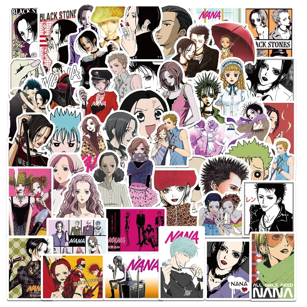 50Pcs Anime NANA Stickers Waterproof Toy Sticker For Car Motorcycle Phone Skateboards Laptop Luggage Pegatinas Gift Decals
50Pcs Anime NANA Stickers Waterproof Toy Sticker For Car Motorcycle Phone Skateboards Laptop Luggage Pegatinas Gift Decals