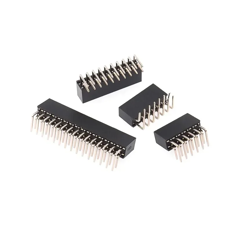 200pcs 2.0mm Spacing Right-angle Double Row Copper Pin Female Socket 2x2 3 4 5 6 7 8 10 40P Plastic Height 6.35mm
200pcs 2.0mm Spacing Right-angle Double Row Copper Pin Female Socket 2x2 3 4 5 6 7 8 10 40P Plastic Height 6.35mm