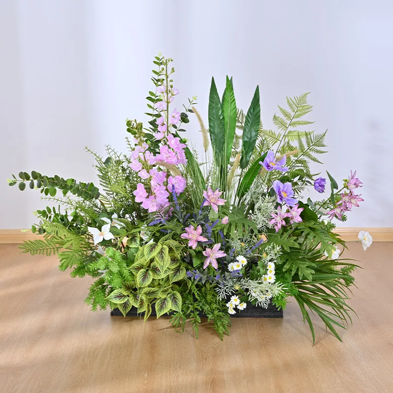 Living room green plant landscaping high-grade bionic flowers and grass plant arrangement decorative ornaments
Living room green plant landscaping high-grade bionic flowers and grass plant arrangement decorative ornaments