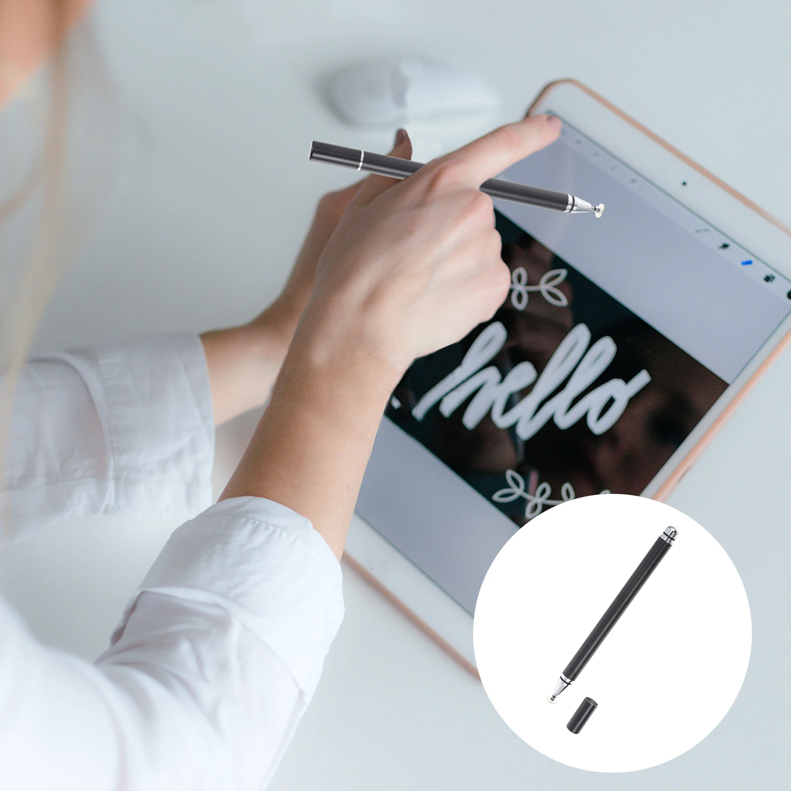Capacitive Pen Stylus for Tablets Phones Precision Writing Black Brass Aluminum Alloy Long Lasting No Click Screen
Capacitive Pen Stylus for Tablets Phones Precision Writing Black Brass Aluminum Alloy Long Lasting No Click Screen