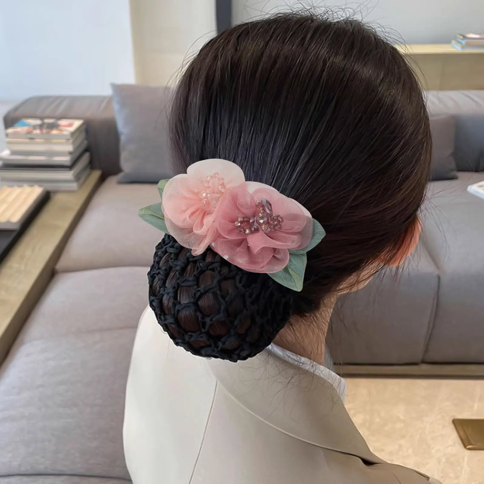 Women Hair Bun Net Floral Design Lightweight Nurse Hair Cover High Elasticity Hairnets for Dance Ballet Hairstyles
Women Hair Bun Net Floral Design Lightweight Nurse Hair Cover High Elasticity Hairnets for Dance Ballet Hairstyles