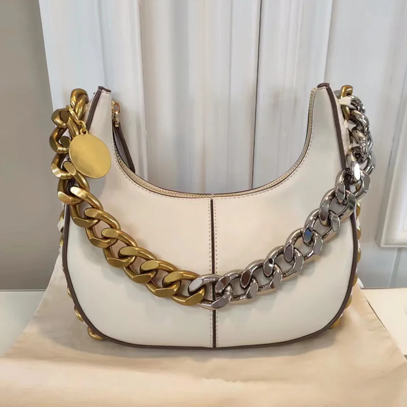 2025 New Moon Bag Fashion Single Shoulder Handbag Luxury Personalized Women Bag Zipper Opening Large Chain Crossbody Bag Wallet
2025 New Moon Bag Fashion Single Shoulder Handbag Luxury Personalized Women Bag Zipper Opening Large Chain Crossbody Bag Wallet