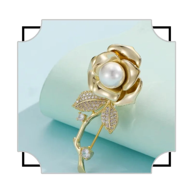 Floral Shaped Brooch, Retro Elegant Style, 3D Three-Dimensional Style, Essential Versatile Item For Banquets
Floral Shaped Brooch, Retro Elegant Style, 3D Three-Dimensional Style, Essential Versatile Item For Banquets