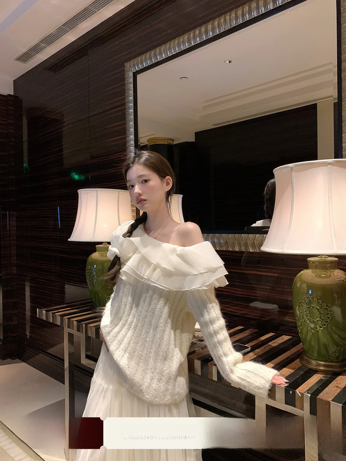 YOLI Autumnal One-oulder Loose Knitwear Women's Autumn Winter Wool Blend Pullover Sweater Comfortable Breathable Faionable
YOLI Autumnal One-oulder Loose Knitwear Women's Autumn Winter Wool Blend Pullover Sweater Comfortable Breathable Faionable