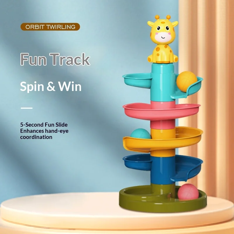 Kids Fun Track Slider Tower Shooting Stacking Music Spinning Music Baby Education Early Education Ball Toys
Kids Fun Track Slider Tower Shooting Stacking Music Spinning Music Baby Education Early Education Ball Toys