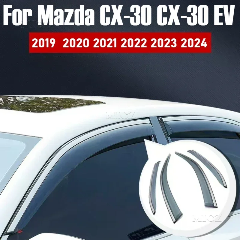 Для Mazda CX-30 CX-30 EV 2019-2024 автомобильные аксессуары, оконный козырек, вентиляционный козырек от дождя, защита от солнца, дефлектор, навесы, чехлы
Для Mazda CX-30 CX-30 EV 2019-2024 автомобильные аксессуары, оконный козырек, вентиляционный козырек от дождя, защита от солнца, дефлектор, навесы, чехлы