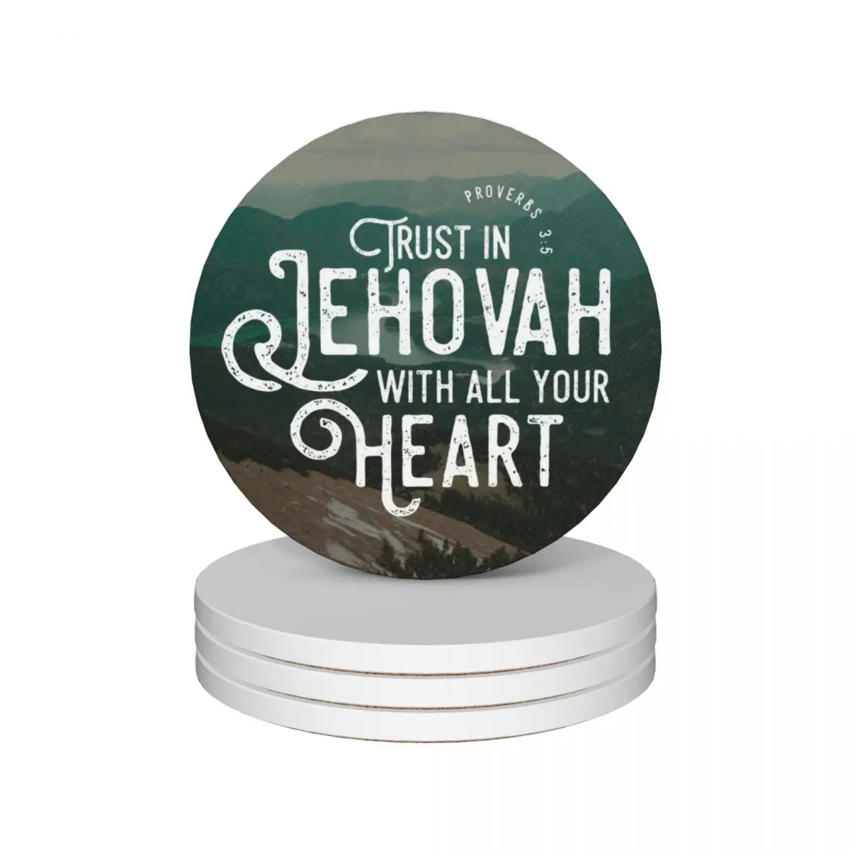 PROVERBS 3:5 Ceramic Coasters (Set of 4) for table drinks mat for dishes Coasters
PROVERBS 3:5 Ceramic Coasters (Set of 4) for table drinks mat for dishes Coasters