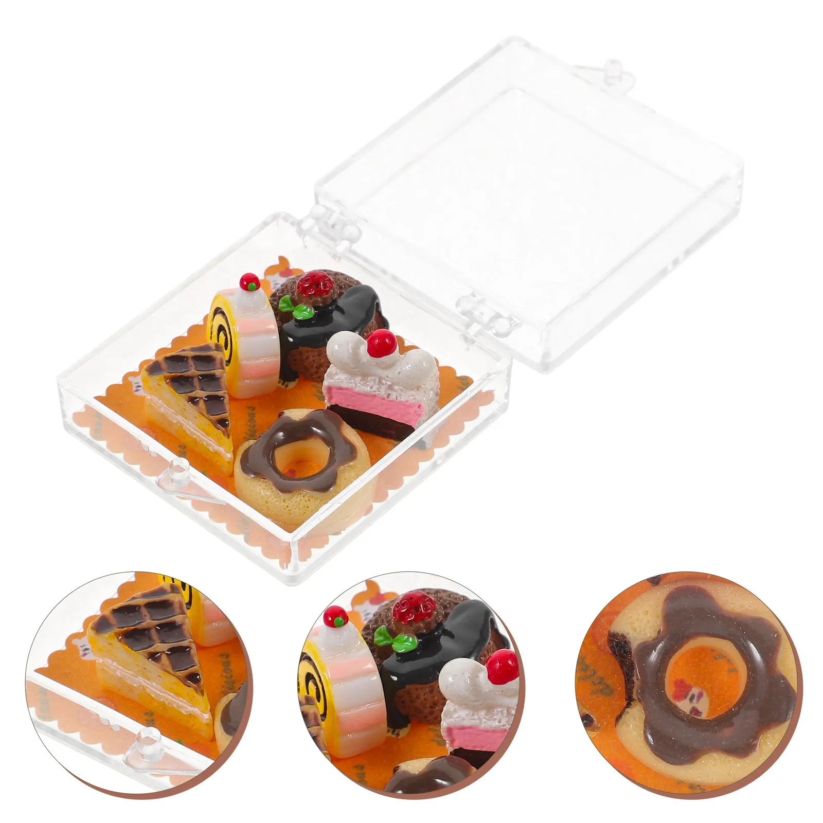 Fake Cake Ornament Mini Dessert Cake Decor for Mini House Landscape Decor Miniature Pretend Food Prop Lightweight Easy Storage
Fake Cake Ornament Mini Dessert Cake Decor for Mini House Landscape Decor Miniature Pretend Food Prop Lightweight Easy Storage