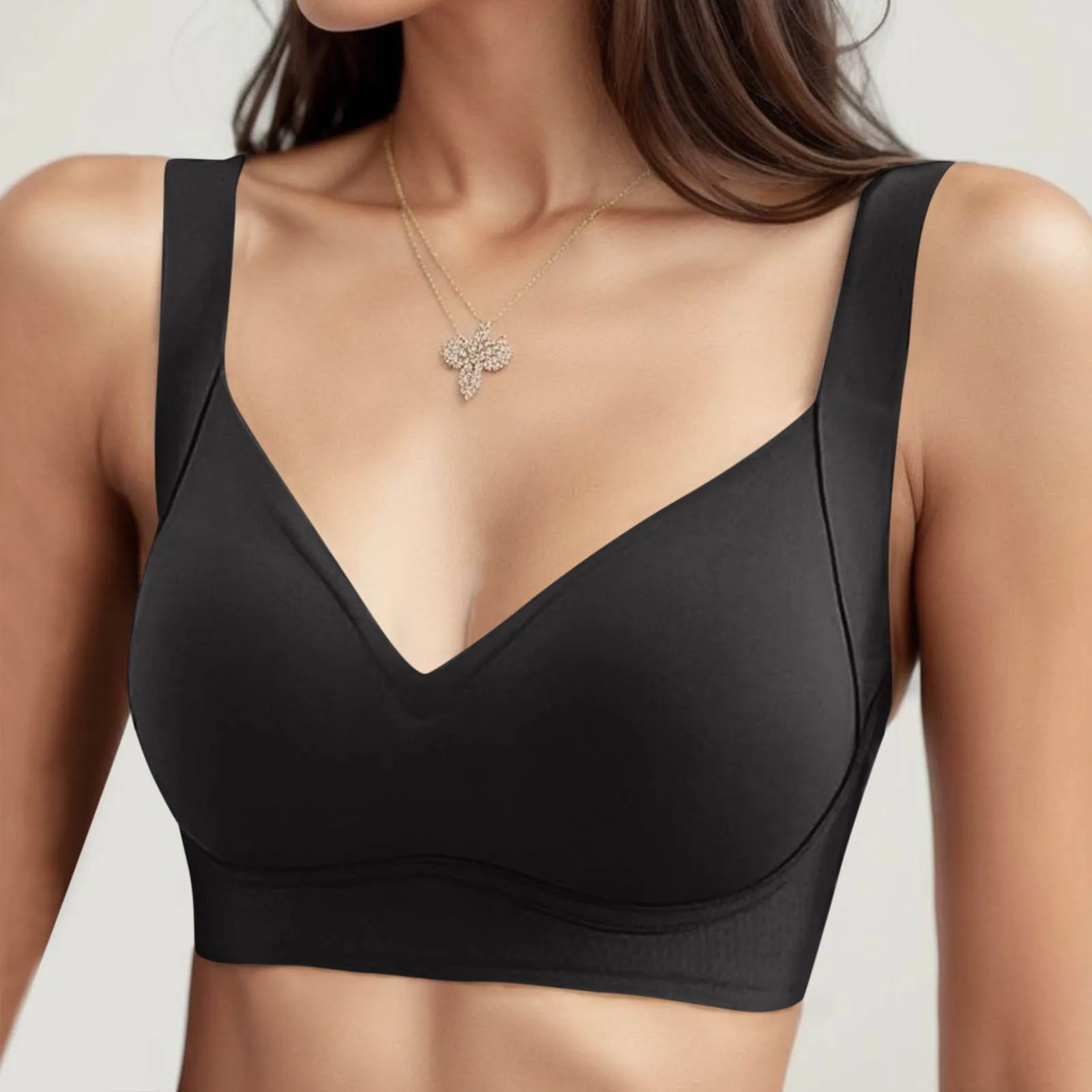 Seamless Bra Women Comfort Lingerie Sports Padded Tops Sexy Wireless Underwear Soft Support Bras Wide shoulder straps Intimates
Seamless Bra Women Comfort Lingerie Sports Padded Tops Sexy Wireless Underwear Soft Support Bras Wide shoulder straps Intimates