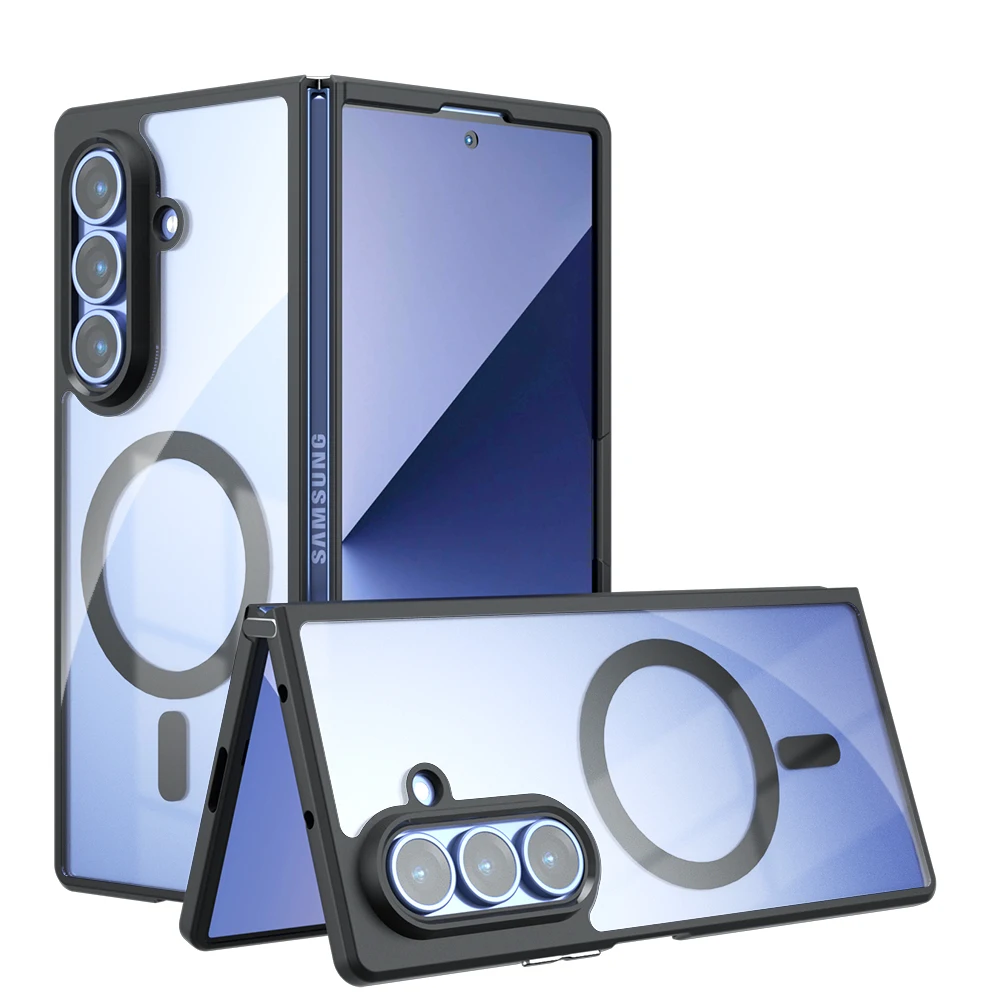 Подушка безопасности, противоударный чехол для телефона Samsung Galaxy Z Fold 7 6 5 Fold7 Fold6 Fold5 для Magsafe, прозрачная магнитная задняя крышка CL007
Подушка безопасности, противоударный чехол для телефона Samsung Galaxy Z Fold 7 6 5 Fold7 Fold6 Fold5 для Magsafe, прозрачная магнитная задняя крышка CL007