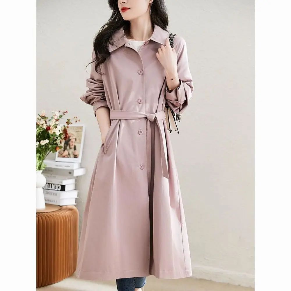2025 Spring and Autumn New Women's Windbreaker Coat Polo Collar Loose Commuter Strap Windbreaker
2025 Spring and Autumn New Women's Windbreaker Coat Polo Collar Loose Commuter Strap Windbreaker