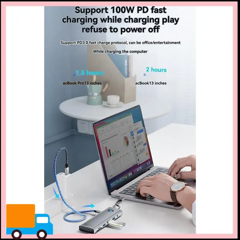 Профессиональная док-станция ORICO Type C HUB 10-в-1 USB 3.0 Hub PD100W Адаптер Forpc Аксессуары для ноутбуков B
Профессиональная док-станция ORICO Type C HUB 10-в-1 USB 3.0 Hub PD100W Адаптер Forpc Аксессуары для ноутбуков B