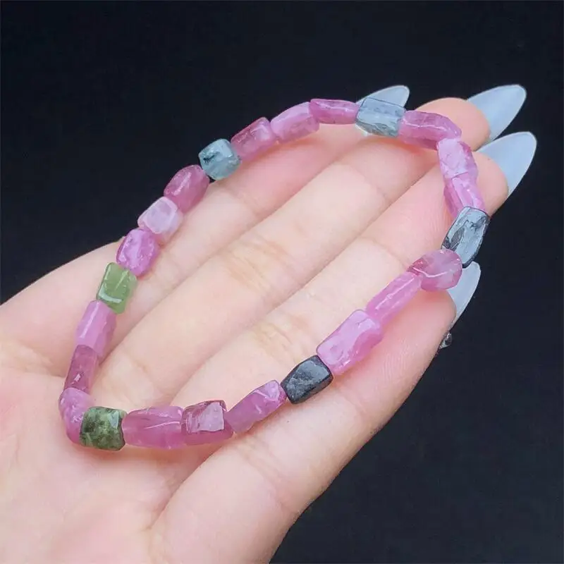 Natural Freeform Tourmaline Bead Bracelet Women Reiki Healing Fengshui Strand Jewelry For Female Gift 1pcs
Natural Freeform Tourmaline Bead Bracelet Women Reiki Healing Fengshui Strand Jewelry For Female Gift 1pcs