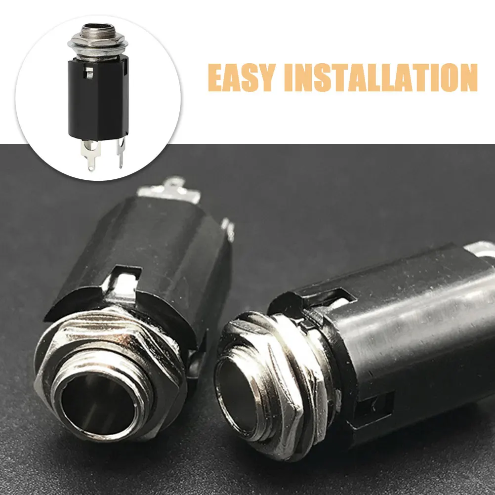 5 Pcs Socket Guitar Metal Jack Plates For Electric Guitar Socket Replacements Durable Output 6 35mm Plug Pickup
5 Pcs Socket Guitar Metal Jack Plates For Electric Guitar Socket Replacements Durable Output 6 35mm Plug Pickup