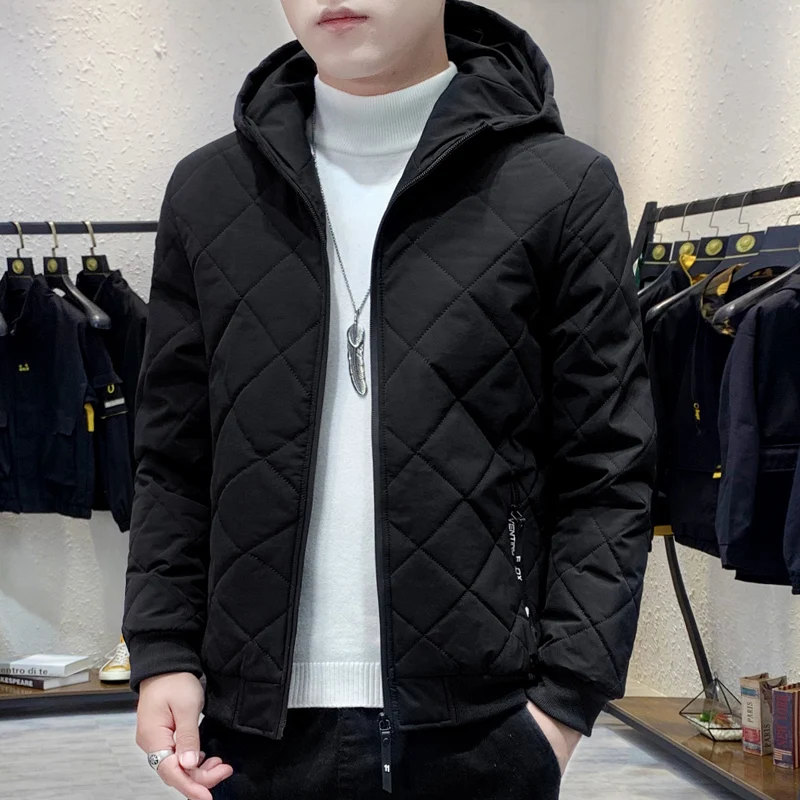 Мужская утепленная хлопковая куртка с капюшоном на флисовой подкладке, теплая, ветрозащитная, модная, для молодежи
Мужская утепленная хлопковая куртка с капюшоном на флисовой подкладке, теплая, ветрозащитная, модная, для молодежи