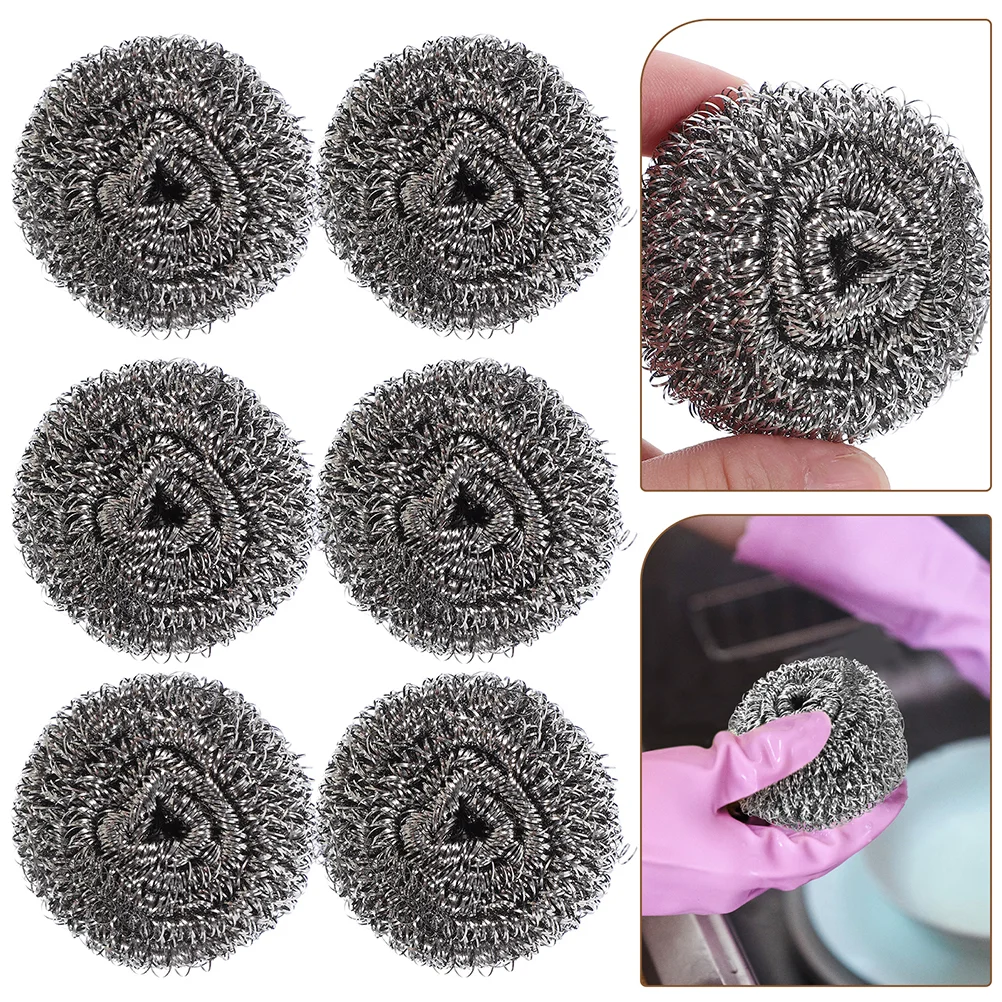 12 Pcs Kitchen Cleaning Steel Wool Pan Scrubber for Dishes Brush Washer Supplies Metal Oven 
12 Pcs Kitchen Cleaning Steel Wool Pan Scrubber for Dishes Brush Washer Supplies Metal Oven