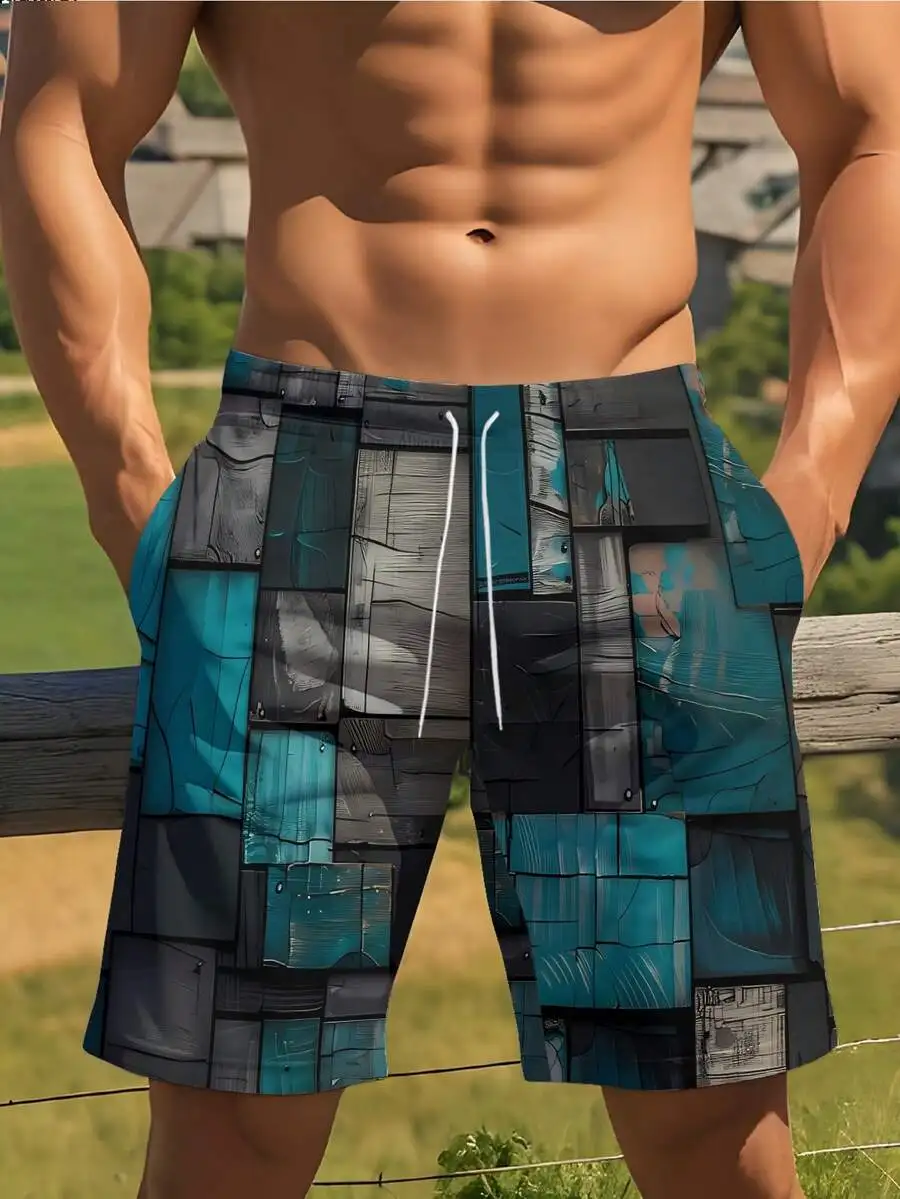 Mens Beach Shorts 3D Digital Print Casual Drawstring Regular Fit Stretch Geometric Pattern
Mens Beach Shorts 3D Digital Print Casual Drawstring Regular Fit Stretch Geometric Pattern