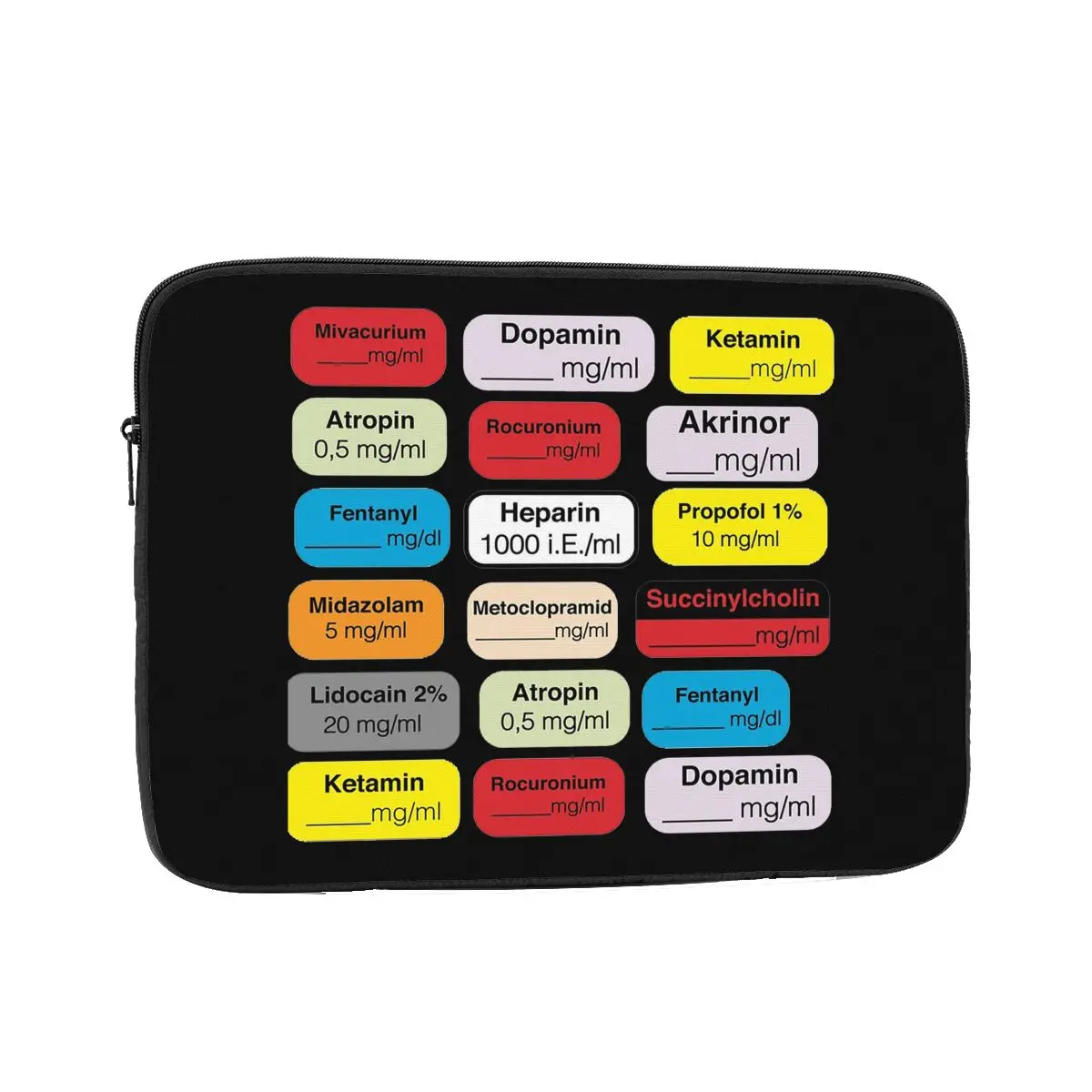Чехол для ноутбука с анестезией и лекарствами 10, 12, 13, 15, 17 дюймов, сумка для ноутбука, противоударный чехол для планшета, сумка 
Чехол для ноутбука с анестезией и лекарствами 10, 12, 13, 15, 17 дюймов, сумка для ноутбука, противоударный чехол для планшета, сумка