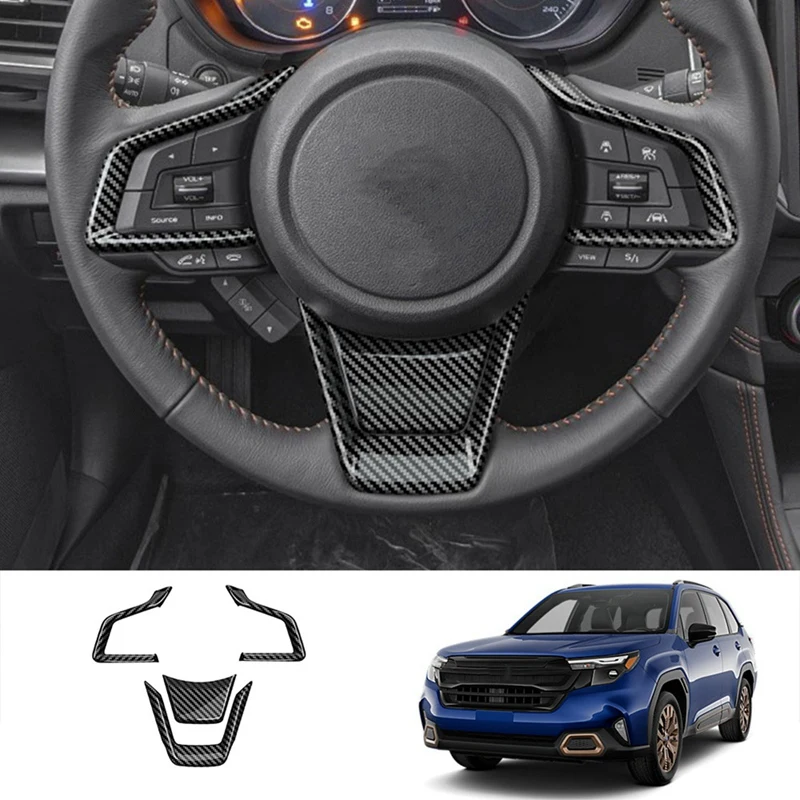 Наклейка на на руль автомобиля для Subaru Forester 2025, аксессуары для салона автомобиля, углеродное волокно
Наклейка на на руль автомобиля для Subaru Forester 2025, аксессуары для салона автомобиля, углеродное волокно