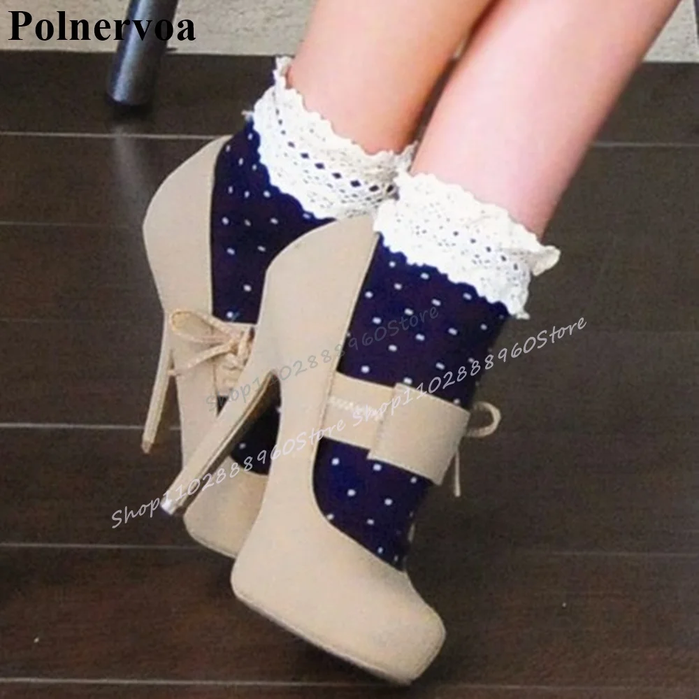 Solid Suede Elastic Strap Platform Pumps Thin High Heel Shoes For Women Slip On Round Toe 2026 Fashionable Zapatos Para Mujere
Solid Suede Elastic Strap Platform Pumps Thin High Heel Shoes For Women Slip On Round Toe 2026 Fashionable Zapatos Para Mujere
