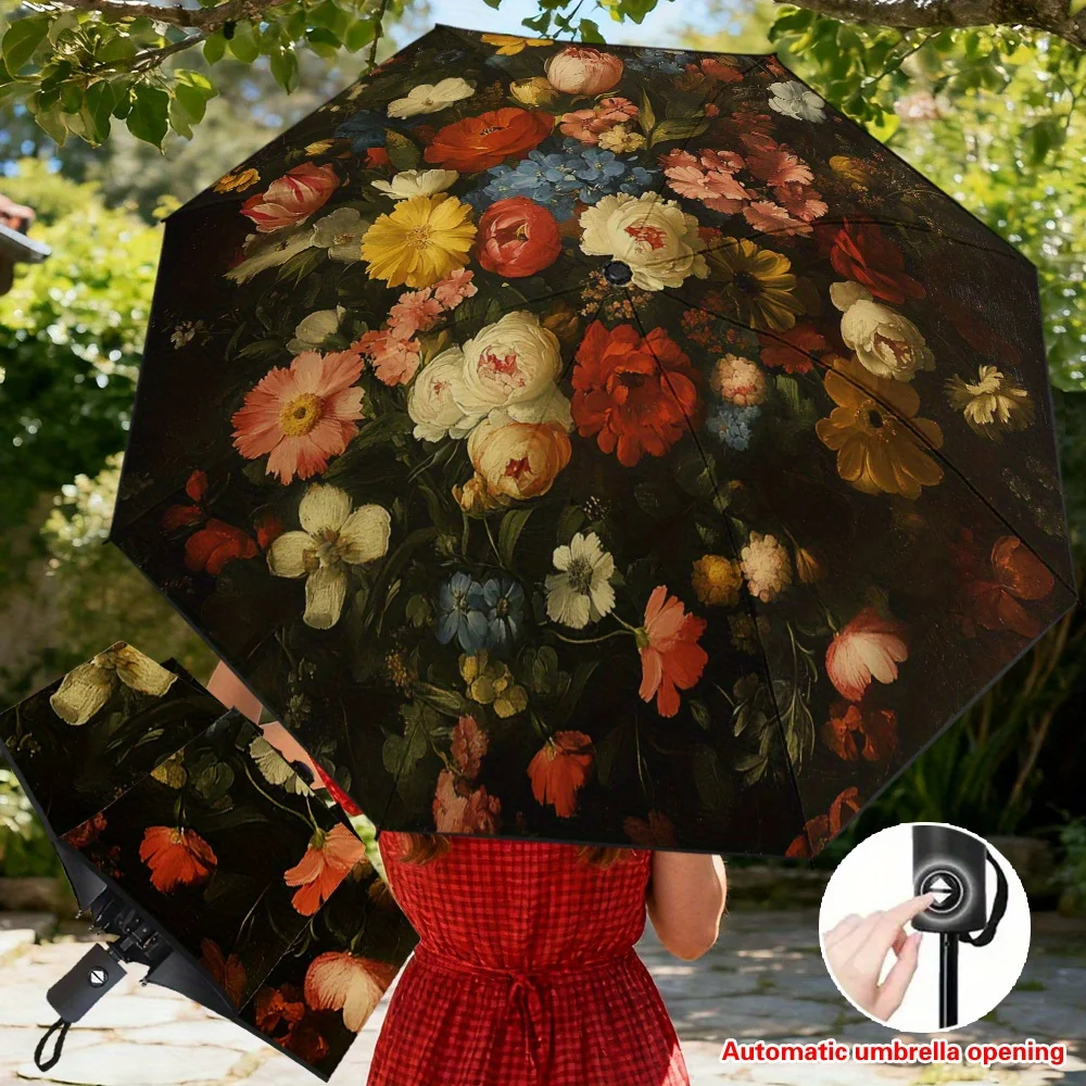 1pc Automatic Open/Close Umbrella with Automatic Wind-Resistant Ribs, & Large Canopy - Automatic Folding/Unfolding Button, Com
1pc Automatic Open/Close Umbrella with Automatic Wind-Resistant Ribs, & Large Canopy - Automatic Folding/Unfolding Button, Com