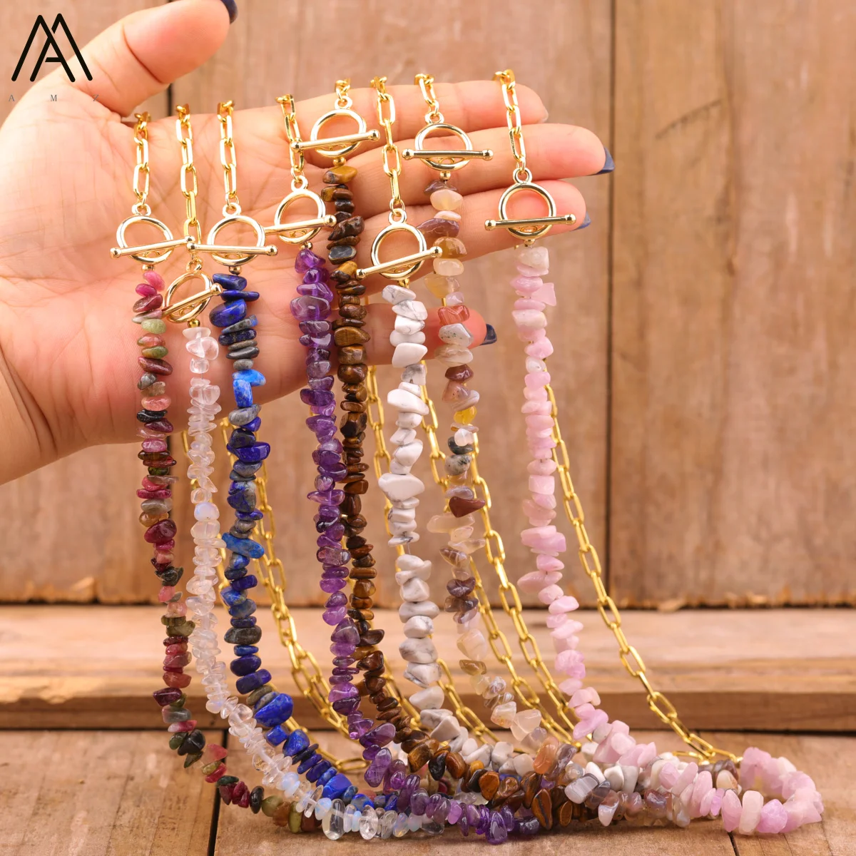Chunky Gems Stone Short Choker Necklaces Women Spiritual Collar Choker Statement Necklace Femme Boho Party Jewelry Gifts Bijoux
Chunky Gems Stone Short Choker Necklaces Women Spiritual Collar Choker Statement Necklace Femme Boho Party Jewelry Gifts Bijoux
