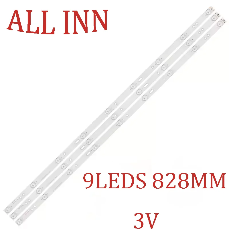 LED Backlight Strip 9Lamp For MS-L1143 V2 A3 114-117LM 3.0-3.2V 19WR ST-4340YK TF-LED43S43T2S SJ.CX.D4300901-2835DS-M 43F660T
LED Backlight Strip 9Lamp For MS-L1143 V2 A3 114-117LM 3.0-3.2V 19WR ST-4340YK TF-LED43S43T2S SJ.CX.D4300901-2835DS-M 43F660T