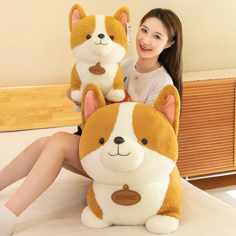 Cute pet short-legged corgi doll cute dog peach heart little butt dog throw pillow plush toy
Cute pet short-legged corgi doll cute dog peach heart little butt dog throw pillow plush toy