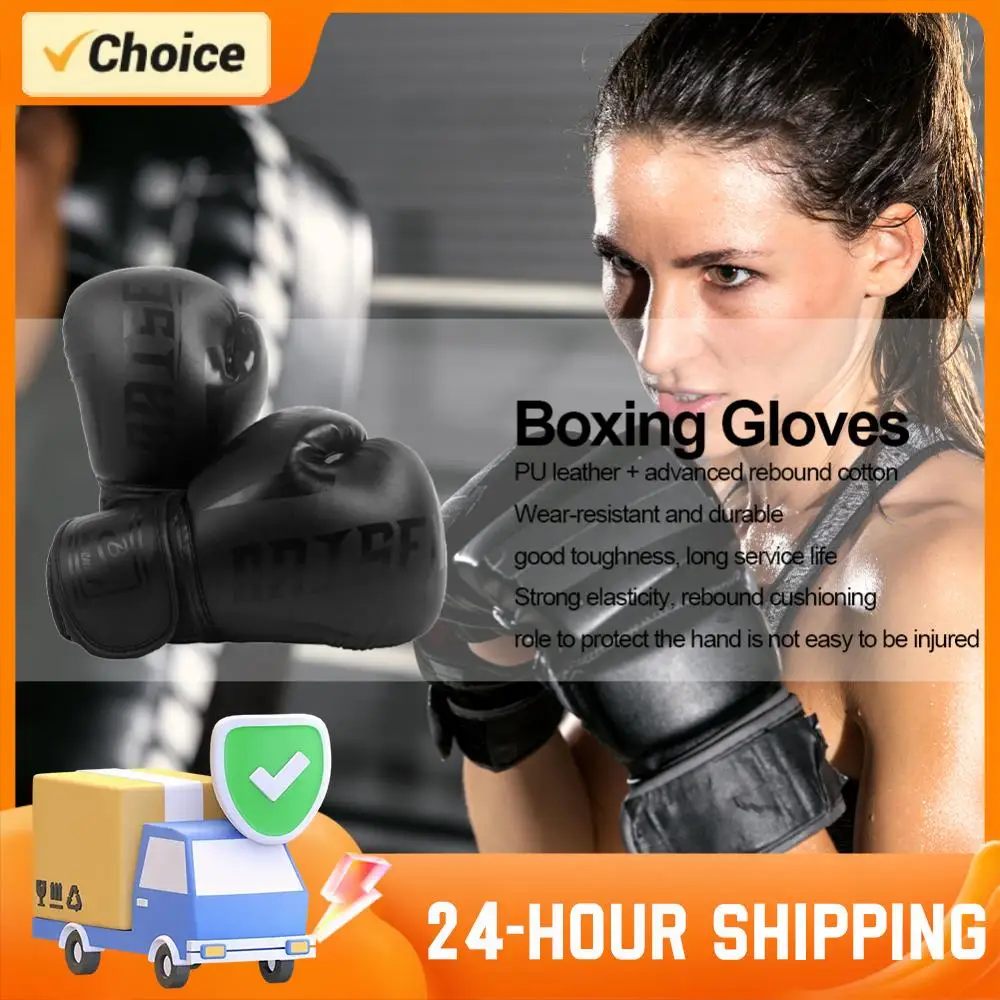 Профессиональные боксерские перчатки из искусственной кожи, боксерские перчатки для боевых искусств, утолщенное боксерское снаряжение из искусственной кожи для взрослых и детей, спортивные принадлежности
Профессиональные боксерские перчатки из искусственной кожи, боксерские перчатки для боевых искусств, утолщенное боксерское снаряжение из искусственной кожи для взрослых и детей, спортивные принадлежности