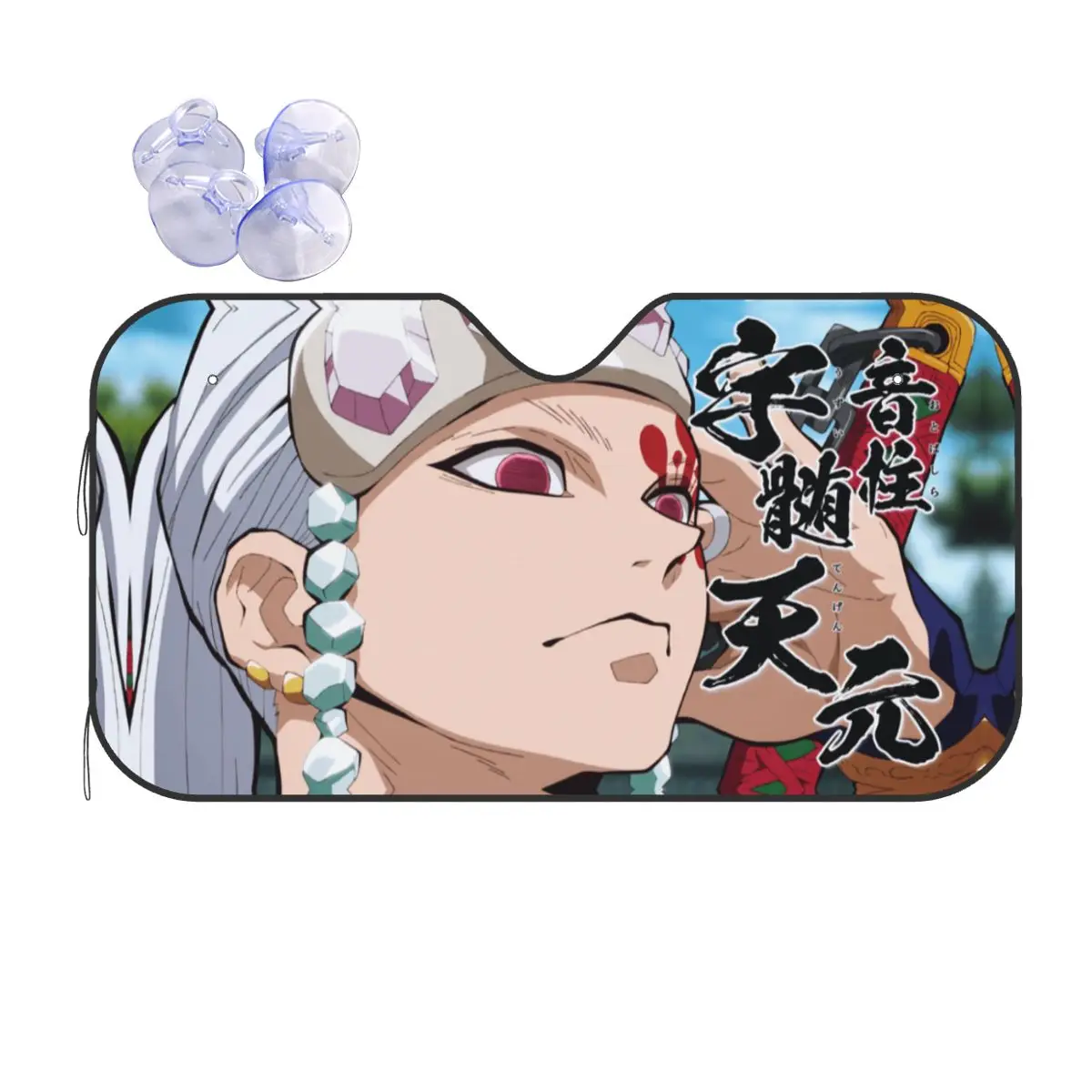 Солнцезащитный козырек Demon Slayer Uzui Tengen, японское аниме, выдвижное переднее лобовое стекло автомобиля 76x140 см, солнцезащитный козырек, защита от ультрафиолета
Солнцезащитный козырек Demon Slayer Uzui Tengen, японское аниме, выдвижное переднее лобовое стекло автомобиля 76x140 см, солнцезащитный козырек, защита от ультрафиолета