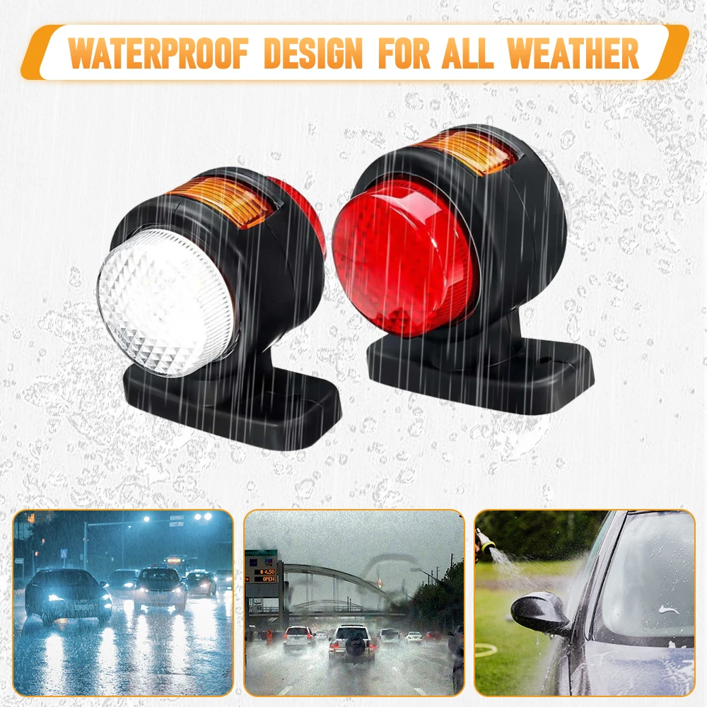 Боковой габаритный фонарь, указатели поворота, лампы для внедорожников, фургонов, грузовиков, автодомов, автобусов, лодок и грузовиков, задние стоп-сигналы 
Боковой габаритный фонарь, указатели поворота, лампы для внедорожников, фургонов, грузовиков, автодомов, автобусов, лодок и грузовиков, задние стоп-сигналы