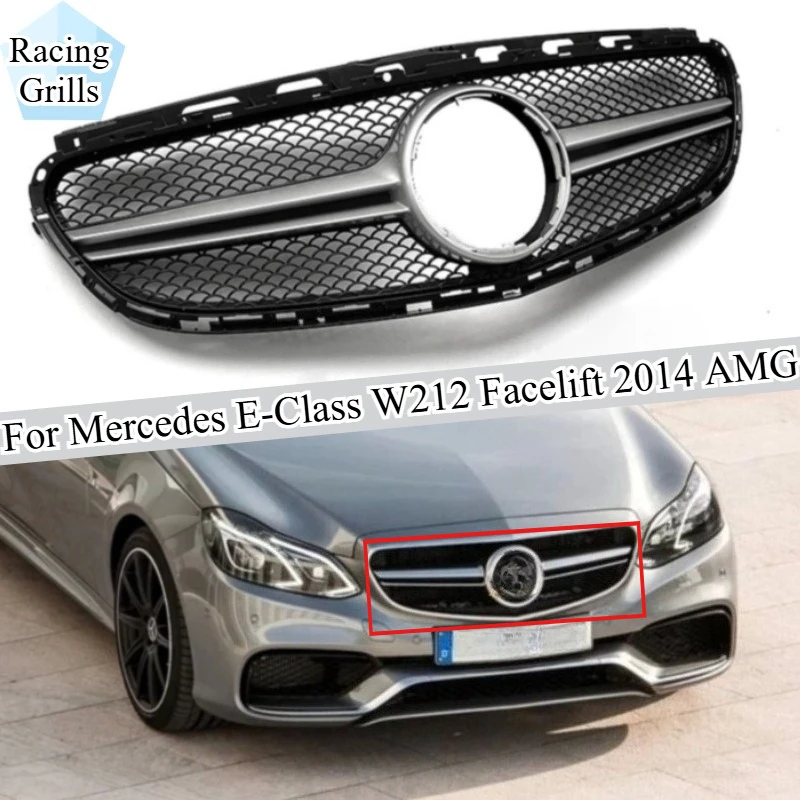 For Mercedes E-Class W212 Facelift 2014 AMG Style Front Grille Conversion Double Horizontal Slats ABS Gloss Black Grille Direct
For Mercedes E-Class W212 Facelift 2014 AMG Style Front Grille Conversion Double Horizontal Slats ABS Gloss Black Grille Direct