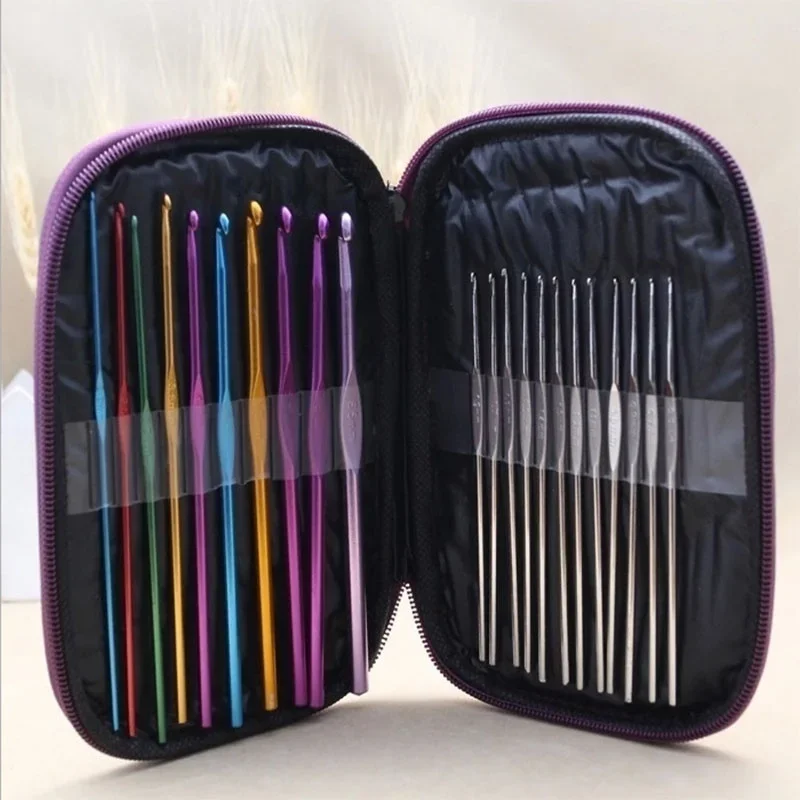 Crochet lock hook knitting needles aluminum crochet knitting tool kit
Crochet lock hook knitting needles aluminum crochet knitting tool kit