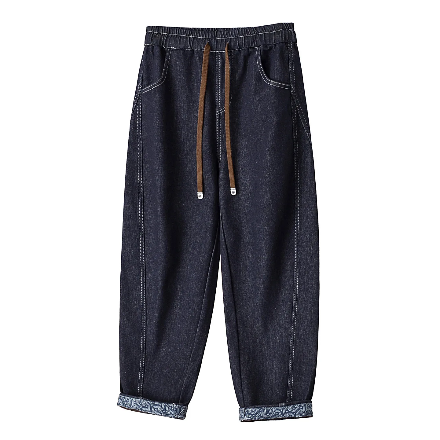 XXXL Fashion Plus Size Women's Jeans Winter New Style Casual Warm Fleece And Thickened Denim Ankle-Length Harem Pants 5395
XXXL Fashion Plus Size Women's Jeans Winter New Style Casual Warm Fleece And Thickened Denim Ankle-Length Harem Pants 5395