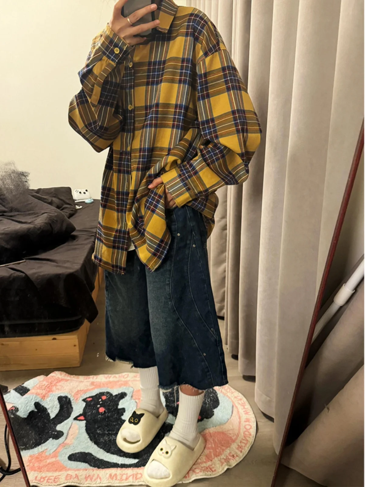 Мужская верхняя одежда в желтую клетку Long Sve Autumn Spring Cleanfit Jaet для мальчиков, дышащая, влажная, ng Faionable
Мужская верхняя одежда в желтую клетку Long Sve Autumn Spring Cleanfit Jaet для мальчиков, дышащая, влажная, ng Faionable