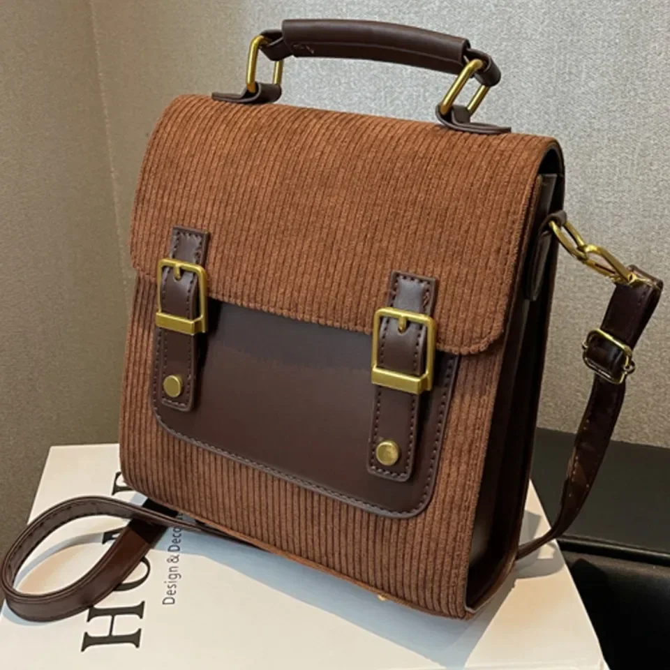 Vintage Small Corduroy Women's Backpack New Fashion Travel Shoulder Crossbody Bag Multifunctional Backpack
Vintage Small Corduroy Women's Backpack New Fashion Travel Shoulder Crossbody Bag Multifunctional Backpack