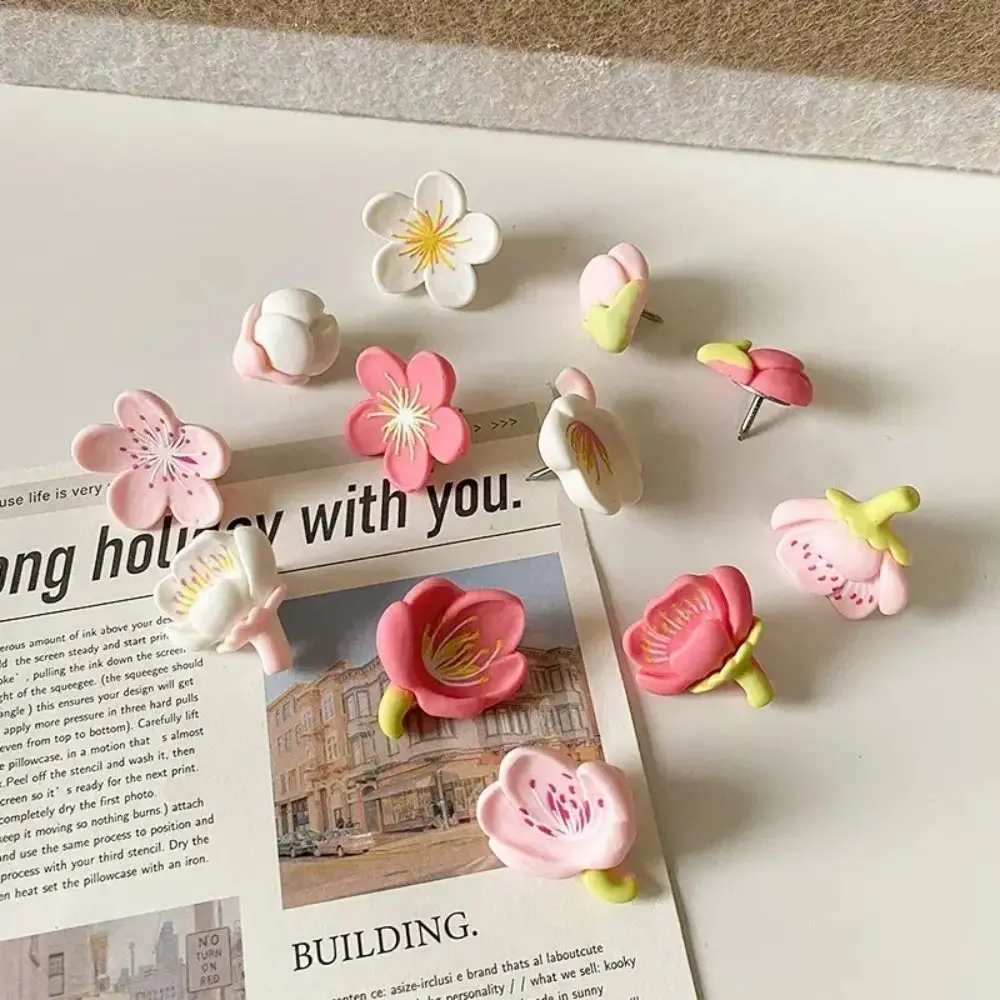 20/30Pcs Creative Sakura Pushpins DIY Reusable Pink Flower Push Pins Cute Multifunctional Decorative Studs Wall Markers
20/30Pcs Creative Sakura Pushpins DIY Reusable Pink Flower Push Pins Cute Multifunctional Decorative Studs Wall Markers